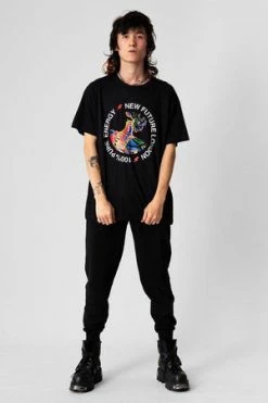 Long Clothing 100% Pure Energy - Black T-Shirt - Unisex -Cheap GOTHIC DRESSES Store 100 pure energy black t shirt unisex long clothing 3 300x