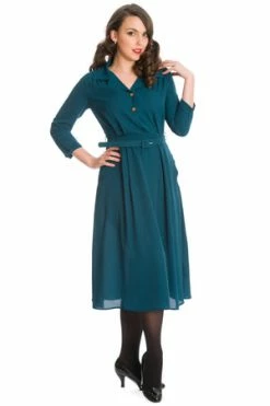 Banned Miss Cute Spot Dress -Cheap GOTHIC DRESSES Store 1611846933DR16518 20GRN 202 300x