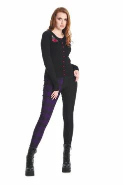 Banned Poison Rip Cardigan -Cheap GOTHIC DRESSES Store 1641209134CA21098 20BLK2951 300x
