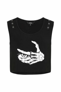 Banned Horror Show Top -Cheap GOTHIC DRESSES Store 1644397737TP10412R 20 1 300x