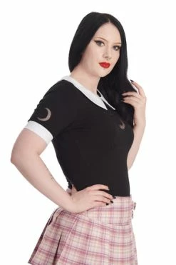 Banned Moon Dreaming Top -Cheap GOTHIC DRESSES Store 1658747983TP10316 20BLK 3 300x