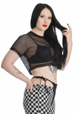 Banned Drama Queen Top -Cheap GOTHIC DRESSES Store 1659025589TP10521 20BLK 3 300x