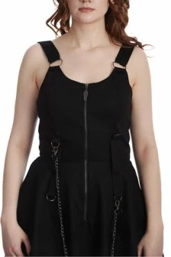 Banned Blair Chain Details Dress 9 Banned Blair Chain Details Dress -Cheap GOTHIC DRESSES Store 1674045471DR16463 20BLK 4 300x