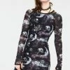 Jawbreaker Moonstone Long Sleeve Mini Dress