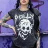 Toxico BM Dolly Rolled Sleeve Tee