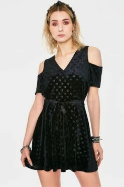 Jawbreaker Blame The Illuminati Cold Shoulder Dress