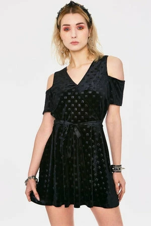 Jawbreaker Blame The Illuminati Cold Shoulder Dress 1 Jawbreaker Blame The Illuminati Cold Shoulder Dress