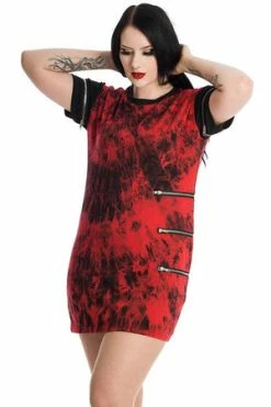 Banned Tears In Heaven Dress -Cheap GOTHIC DRESSES Store DR16599 20RED 0918 300x