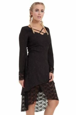 Jawbreaker High Low Lace Dress -Cheap GOTHIC DRESSES Store High Low Lace Dress Jawbreaker 6 300x