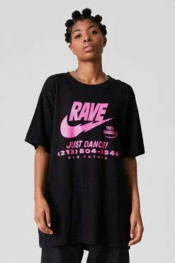 Long Clothing Illegal Rave T-shirt - Unisex -Cheap GOTHIC DRESSES Store Illegal Rave T shirt Unisex Long Clothing 12 300x