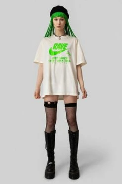 Long Clothing Illegal Rave T-shirt - Unisex -Cheap GOTHIC DRESSES Store Illegal Rave T shirt Unisex Long Clothing 8 300x