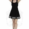 Dr Faust Moonchild Little Black Mini Dress - Lilith