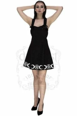 Dr Faust Moonchild Little Black Mini Dress - Lilith