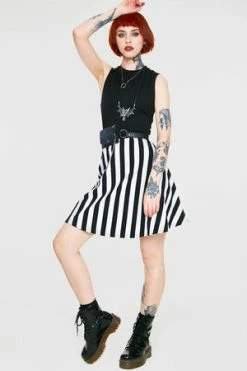 Jawbreaker Recently Deceased Striped Dress -Cheap GOTHIC DRESSES Store Recently Deceased Striped Dress Jawbreaker 3 300x