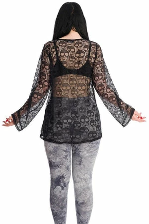 Banned Lace Skull Dress 5 Banned Lace Skull Dress - Image 5