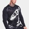 Jawbreaker Unisex Dino Bones Long Sleeve Sweatshirt