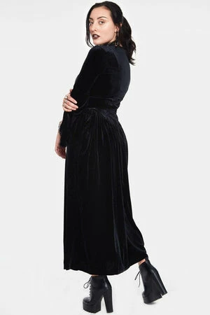 Jawbreaker Velvet & Satin Maiden Dress 2 Jawbreaker Velvet & Satin Maiden Dress - Image 2