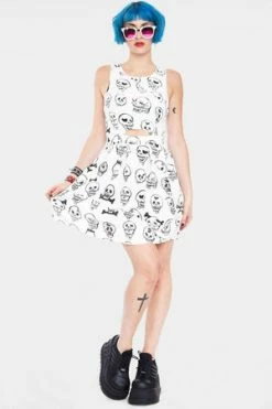 Jawbreaker Vertex Skulls Dress