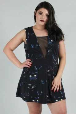 Jawbreaker All Eyes On You A-Line Dress -Cheap GOTHIC DRESSES Store all eyes on you a line dress jawbreaker 6 300x