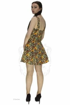 Dr Faust Aztec Ancient Civilisation Mini Dress - Daphne -Cheap GOTHIC DRESSES Store aztec ancient civilisation mini dress daphne dr faust 3 300x