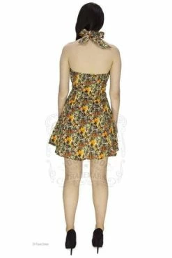 Dr Faust Aztec Ancient Civilisation Mini Dress - Daphne -Cheap GOTHIC DRESSES Store aztec ancient civilisation mini dress daphne dr faust 4 300x