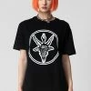 Long Clothing Baphomet - Black T-Shirt - Unisex
