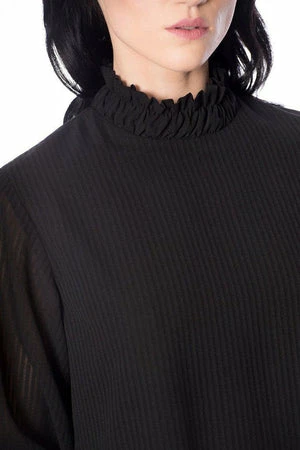 Banned Black Lines Dress 4 Banned Black Lines Dress - Image 4