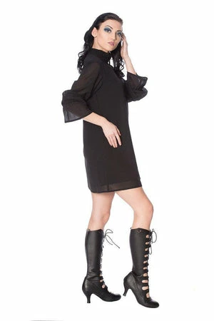 Banned Black Lines Dress 5 Banned Black Lines Dress - Image 5