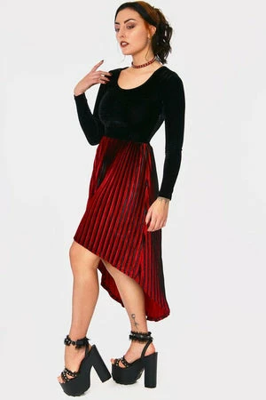 Jawbreaker Black Widow Velvet Dress 1 Jawbreaker Black Widow Velvet Dress