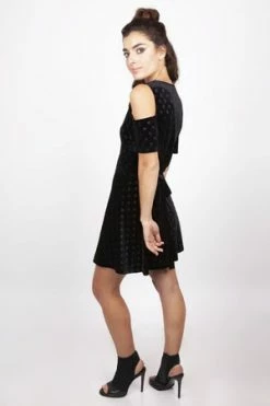 Jawbreaker Blame The Illuminati Cold Shoulder Dress 12 Jawbreaker Blame The Illuminati Cold Shoulder Dress -Cheap GOTHIC DRESSES Store blame the illuminati cold shoulder dress jawbreaker 6 300x