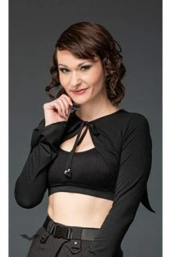 Queen Of Darkness Bolero Jacket With Wings On The Backside - JA1-323/20-L 7 Queen Of Darkness Bolero Jacket With Wings On The Backside - JA1-323/20-L -Cheap GOTHIC DRESSES Store bolero jacket with wings on the backside ja1 32320 l queen of darkness 3 300x