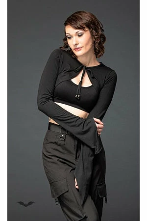 Queen Of Darkness Bolero Jacket With Wings On The Backside - JA1-323/20-L 4 Queen Of Darkness Bolero Jacket With Wings On The Backside - JA1-323/20-L - Image 4