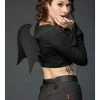 Queen Of Darkness Bolero Jacket With Wings On The Backside - JA1-323/20-L