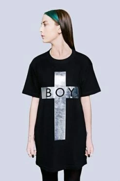 Long Clothing Boy Cross T-Shirt - Unisex -Cheap GOTHIC DRESSES Store boy cross t shirt unisex long clothing 4 300x
