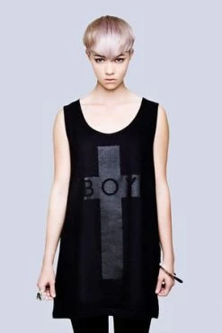 Long Clothing Boy Cross Vest - Unisex -Cheap GOTHIC DRESSES Store boy cross vest unisex long clothing 4 300x