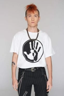 Long Clothing By Any Means White T-Shirt - Unisex -Cheap GOTHIC DRESSES Store by any means white t shirt unisex long clothing 3 300x