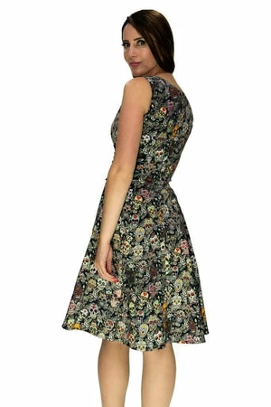 Dr Faust Candy Skulls Midi Dress - Vivian 2 Dr Faust Candy Skulls Midi Dress - Vivian - Image 2