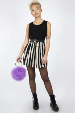 Jawbreaker Circ Le Soir Striped Skater Dress -Cheap GOTHIC DRESSES Store circ le soir striped skater dress jawbreaker 7 300x