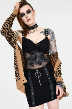 Jawbreaker Contraband Sheer Black Lace Strap Top 6 Jawbreaker Contraband Sheer Black Lace Strap Top -Cheap GOTHIC DRESSES Store contraband sheer black lace strap top tpa 2511 02.1010 300x