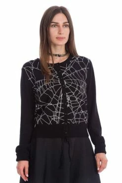 Banned Creepy Spider Cardigan -Cheap GOTHIC DRESSES Store creepy spider cardigan banned 3 300x