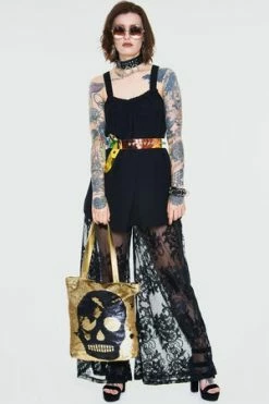 Jawbreaker Crepe Fashion Top -Cheap GOTHIC DRESSES Store crepe fashion top jawbreaker 4 300x