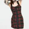 Jawbreaker Disgraced Tartan Bodycon Dress