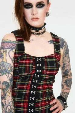 Jawbreaker Disgraced Tartan Bodycon Dress -Cheap GOTHIC DRESSES Store disgraced tartan bodycon dress dra 9455 03.970 300x