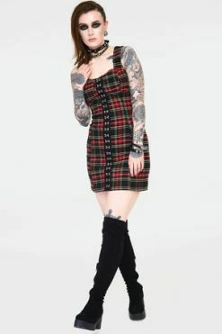 Jawbreaker Disgraced Tartan Bodycon Dress -Cheap GOTHIC DRESSES Store disgraced tartan bodycon dress dra 9455 04.970 300x