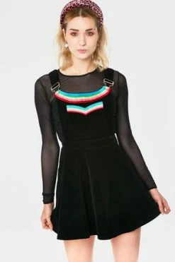 Jawbreaker Double Rainbow Overall Dress