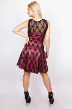 Jawbreaker Fire Edge Lace Dress -Cheap GOTHIC DRESSES Store fire edge lace dress jawbreaker 5 300x