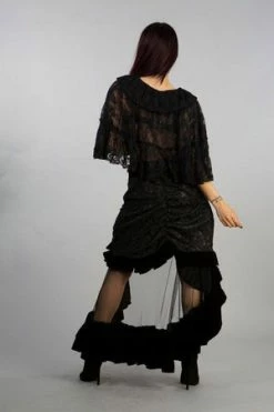 Cheap GOTHIC DRESSES Store -Cheap GOTHIC DRESSES Store francesca gothic bolero in black lace burleska 2 300x