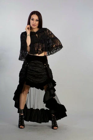 Burleska Francesca Gothic Bolero In Black Lace 1 Burleska Francesca Gothic Bolero In Black Lace