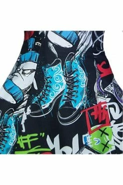 Dr Faust Graffiti Converse Hip Hop All Stars Trainers Mini Dress - Taylor -Cheap GOTHIC DRESSES Store graffiti converse hip hop all stars trainers mini dress taylor dr faust 3 300x