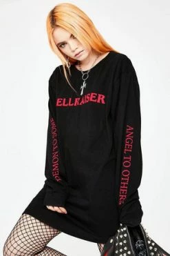 Long Clothing Hell Raiser Long Sleeve - Unisex 11 Long Clothing Hell Raiser Long Sleeve - Unisex -Cheap GOTHIC DRESSES Store hell raiser long sleeve unisex long clothing 4 300x